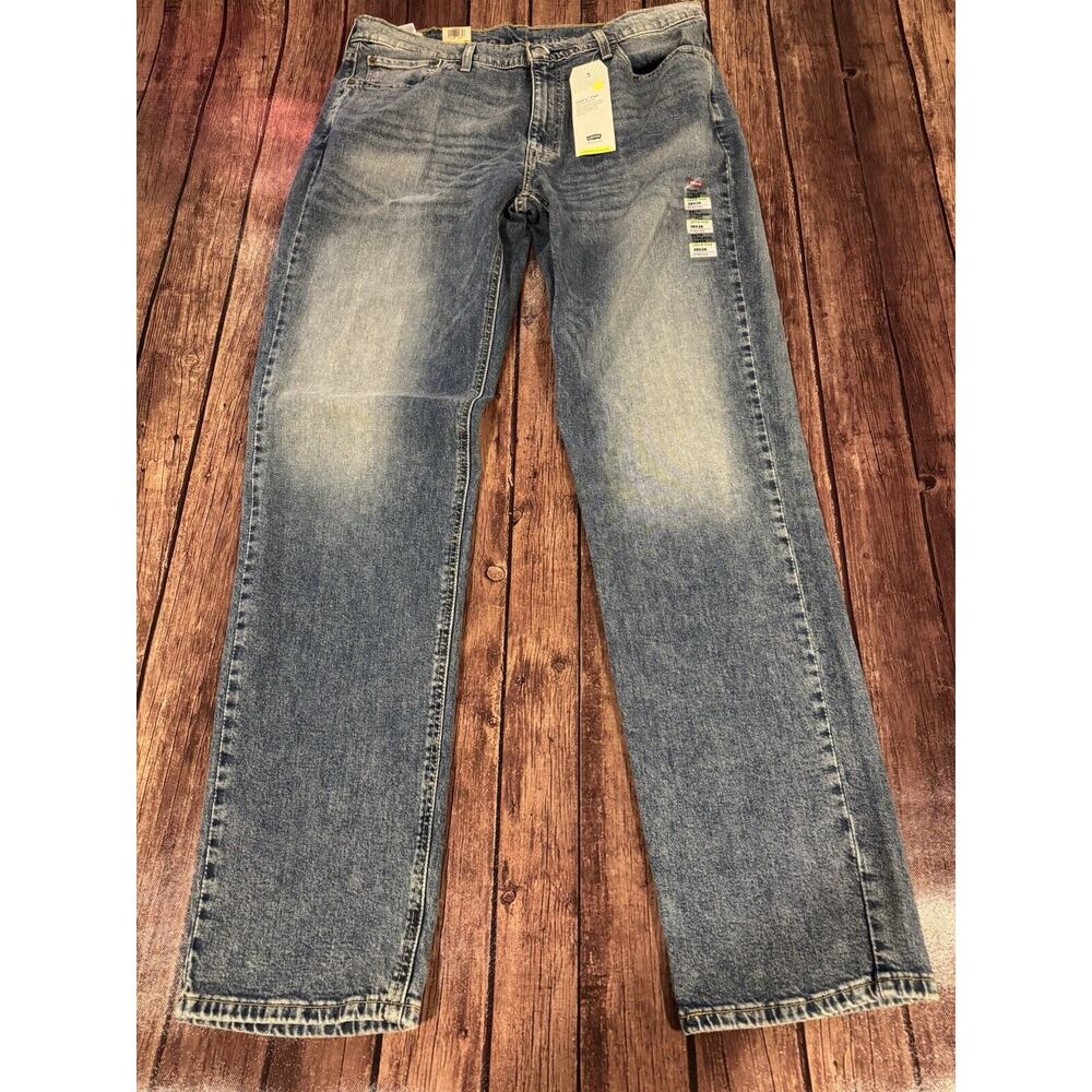 Levi 541 Athletic Taper Stretch Blue Wash Jeans Men’s 38x36 New
